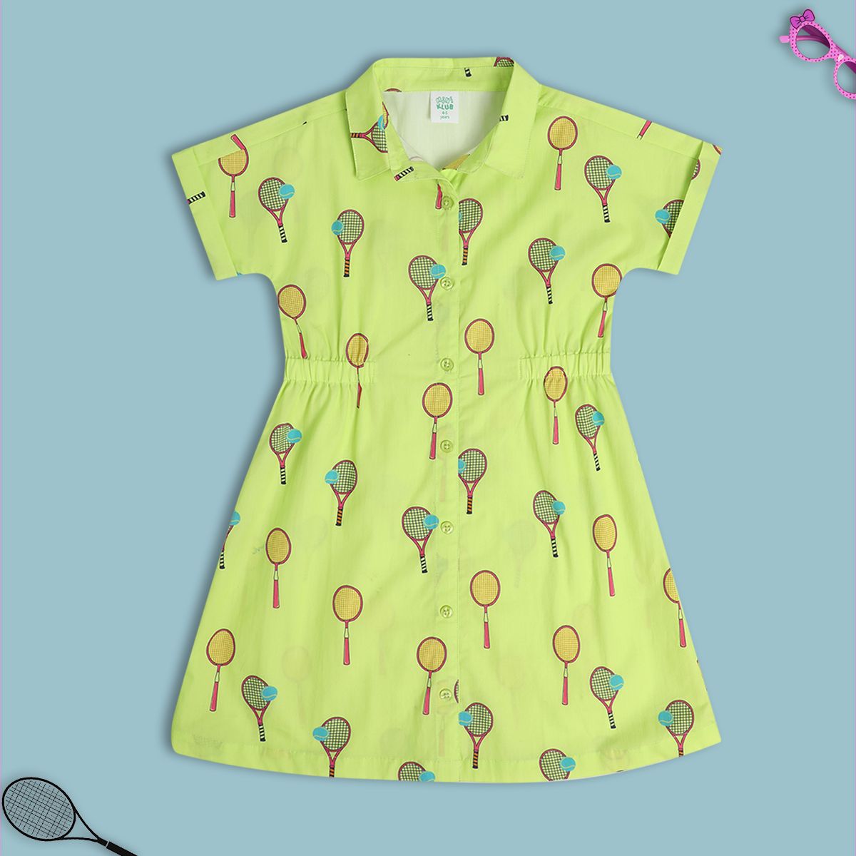 Girls Blue Pack Of 1 Dress