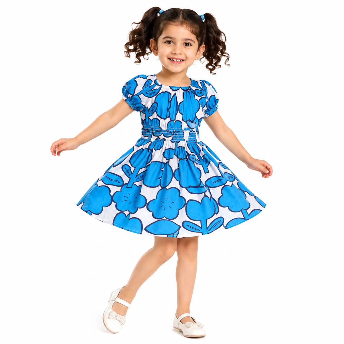 Girls Blue Pack Of 1 Dress