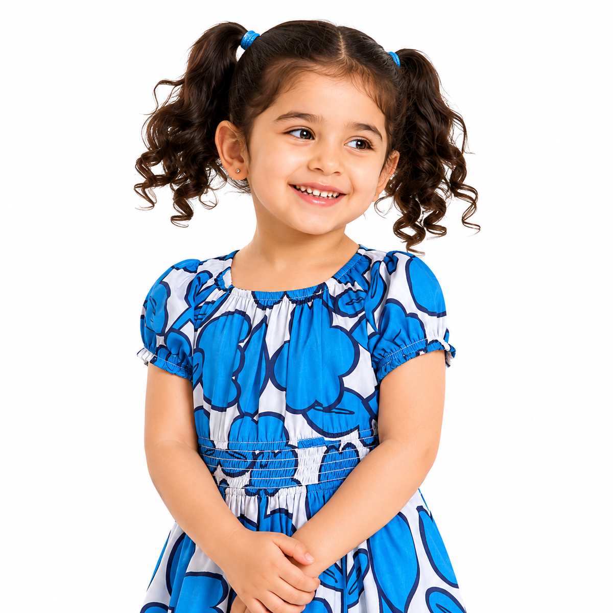 Girls Blue Pack Of 1 Dress