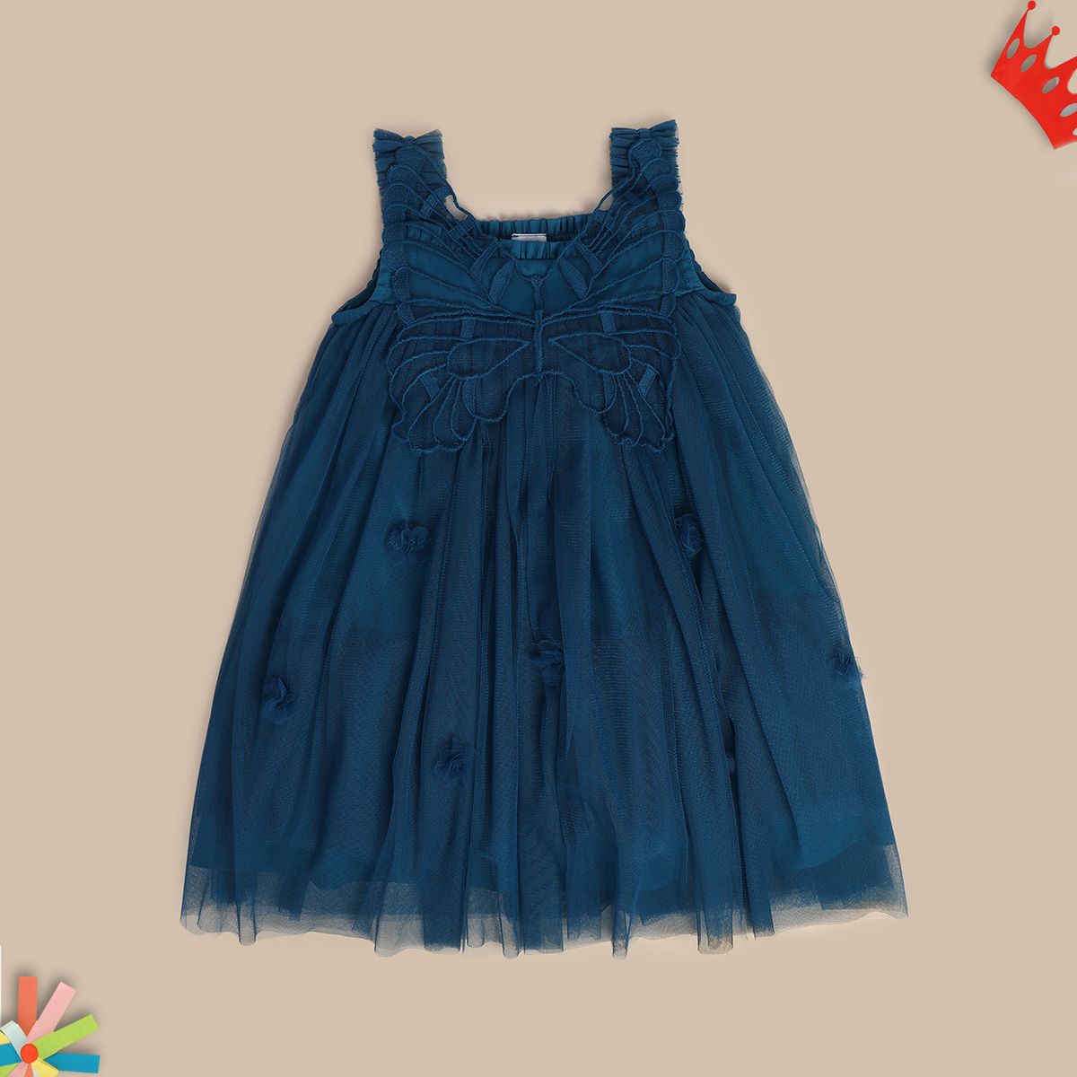 Girls Blue Pack Of 1 Dress