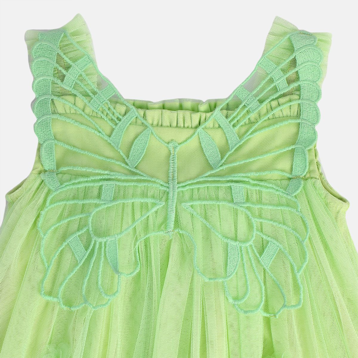 Girl Green Party Dress