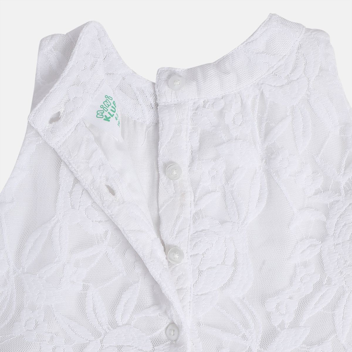 Girl White Party Dress