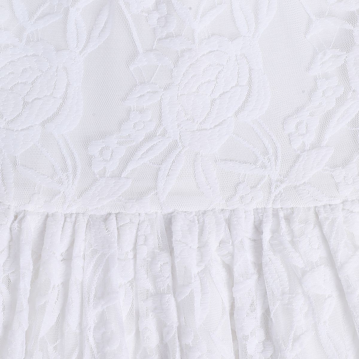 Girl White Party Dress