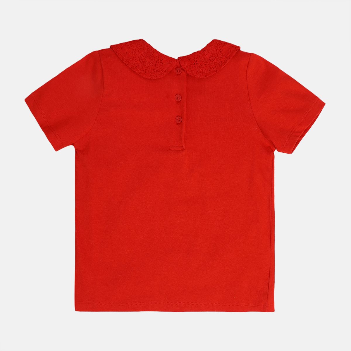 Girl Red Knit Top