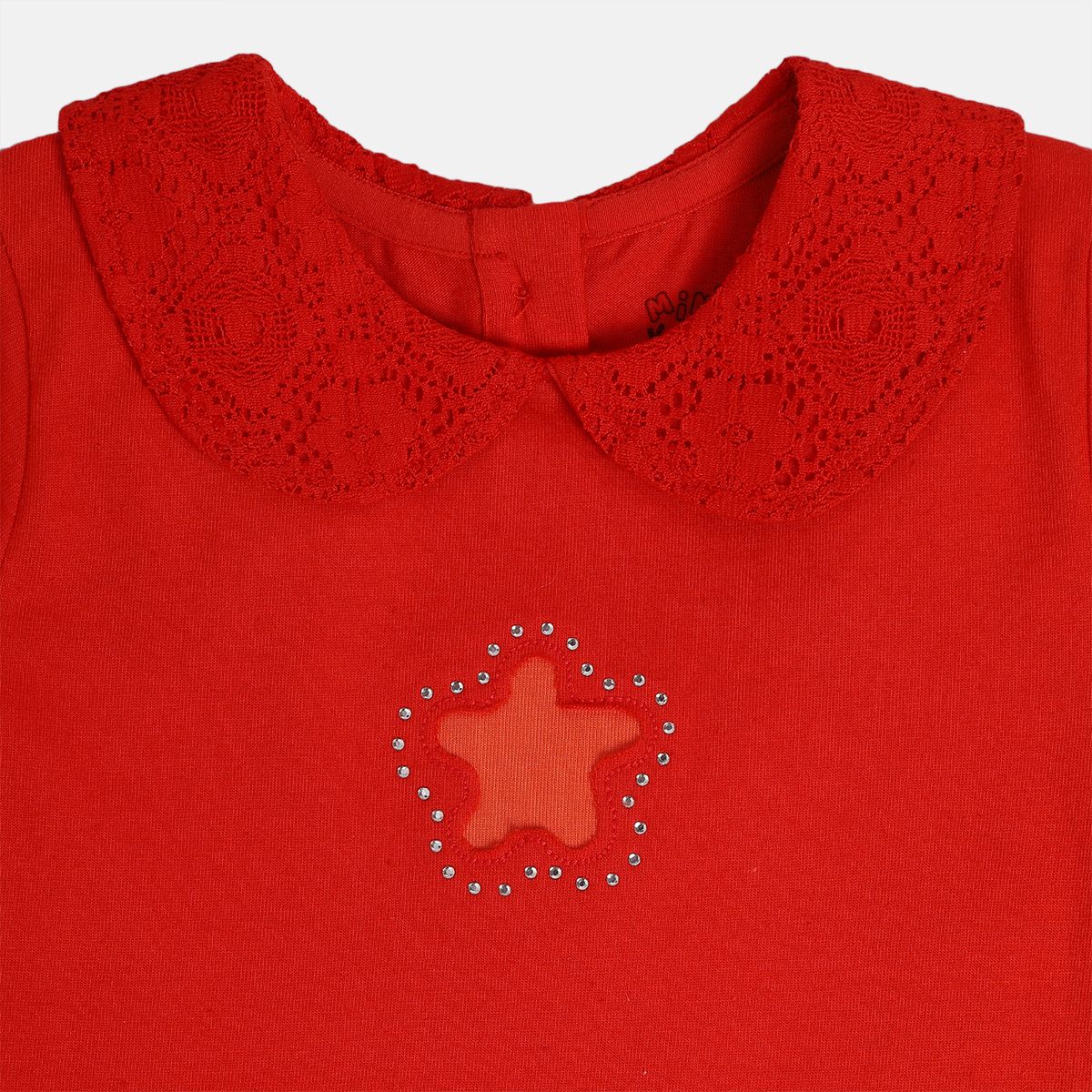 Girl Red Knit Top