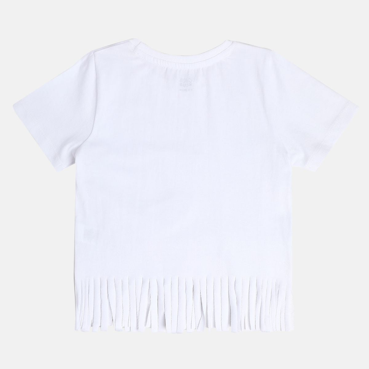 Girl White Knit Top