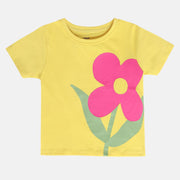 Girl Yellow Knit Top