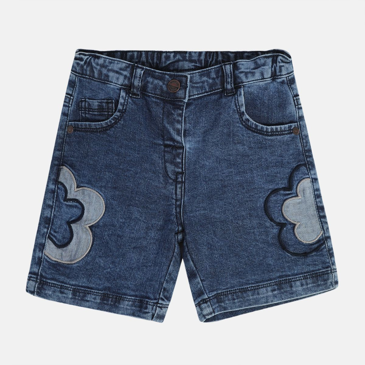 Girls Blue Pack Of 1 Shorts