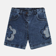 Girls Blue Pack Of 1 Shorts