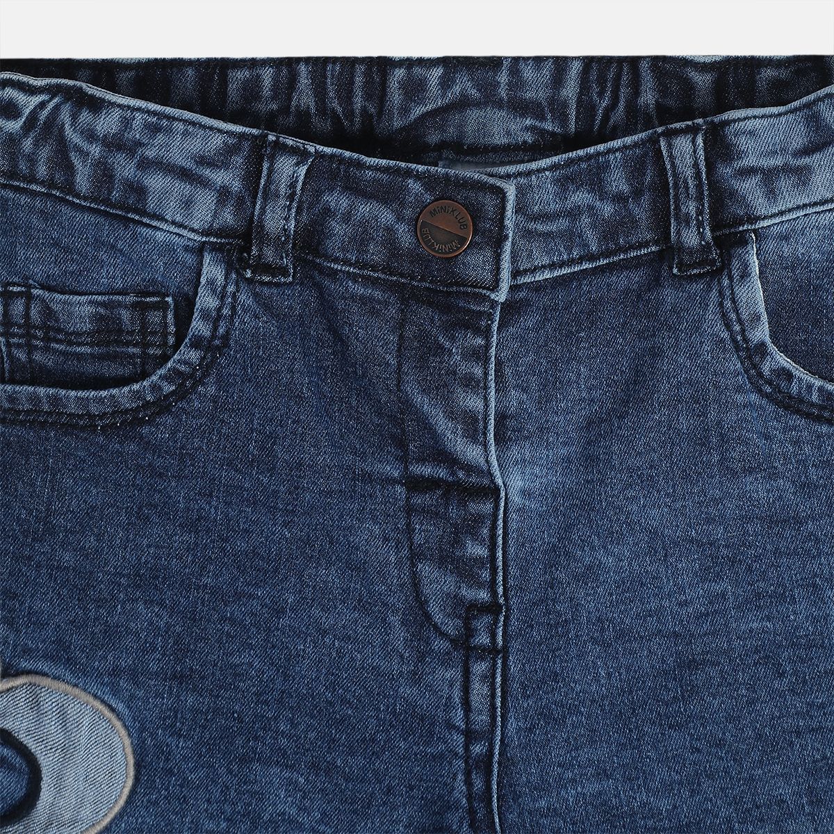 Girls Blue Pack Of 1 Shorts