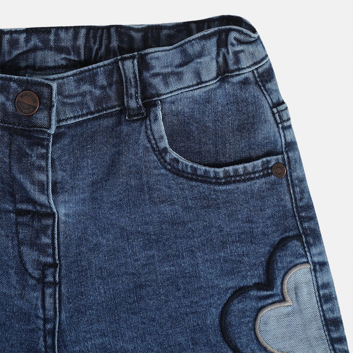 Girls Blue Pack Of 1 Shorts