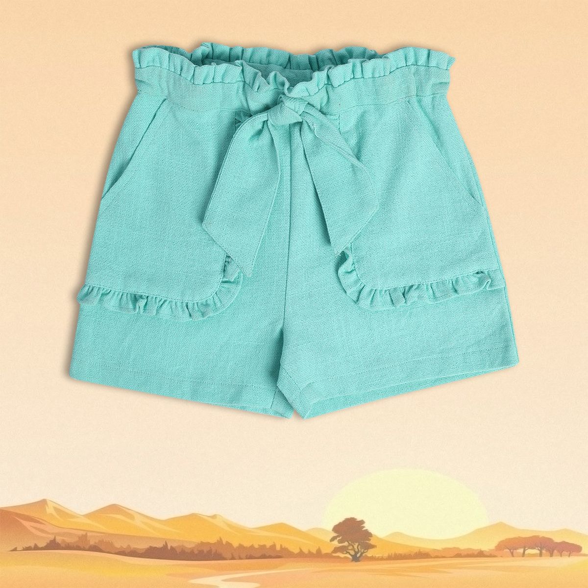 Girls Mint Pack Of 1 Shorts