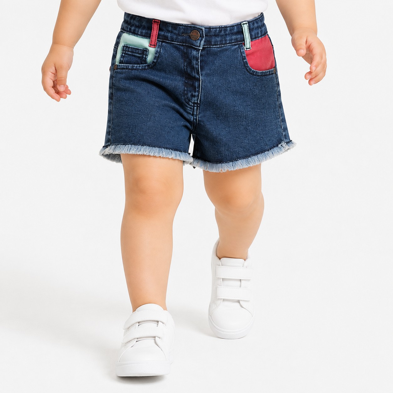 Girls Blue Pack Of 1 Shorts