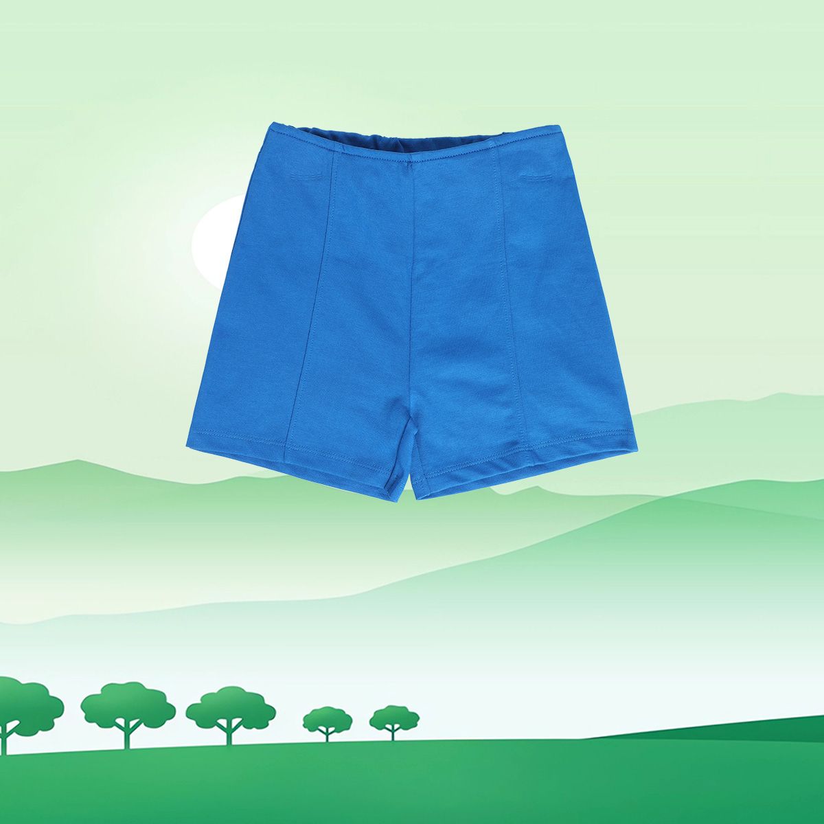 Girls Blue Pack Of 1 Shorts