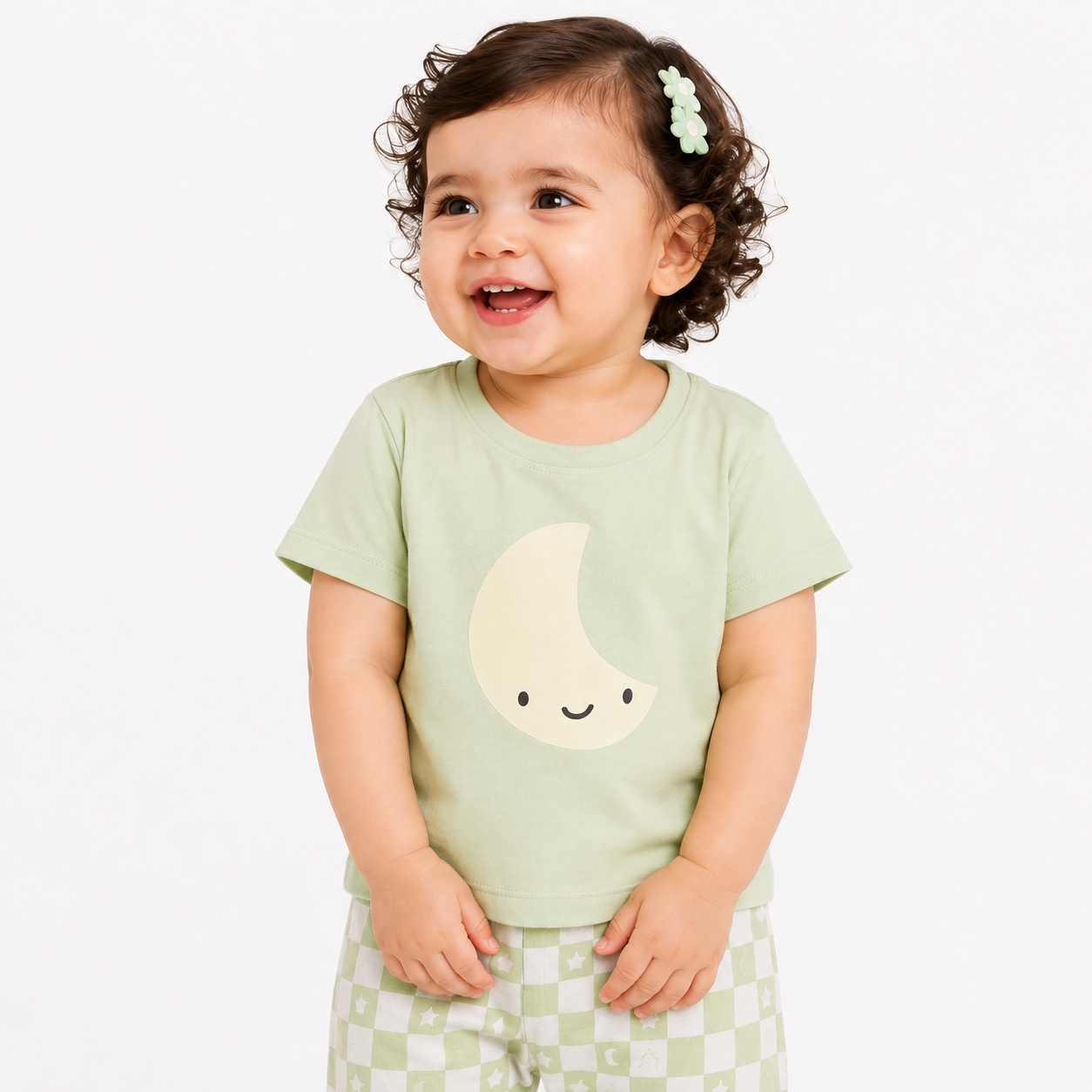 Kids Girls Printed Nightwear Sets Pack of 2, Multicolour