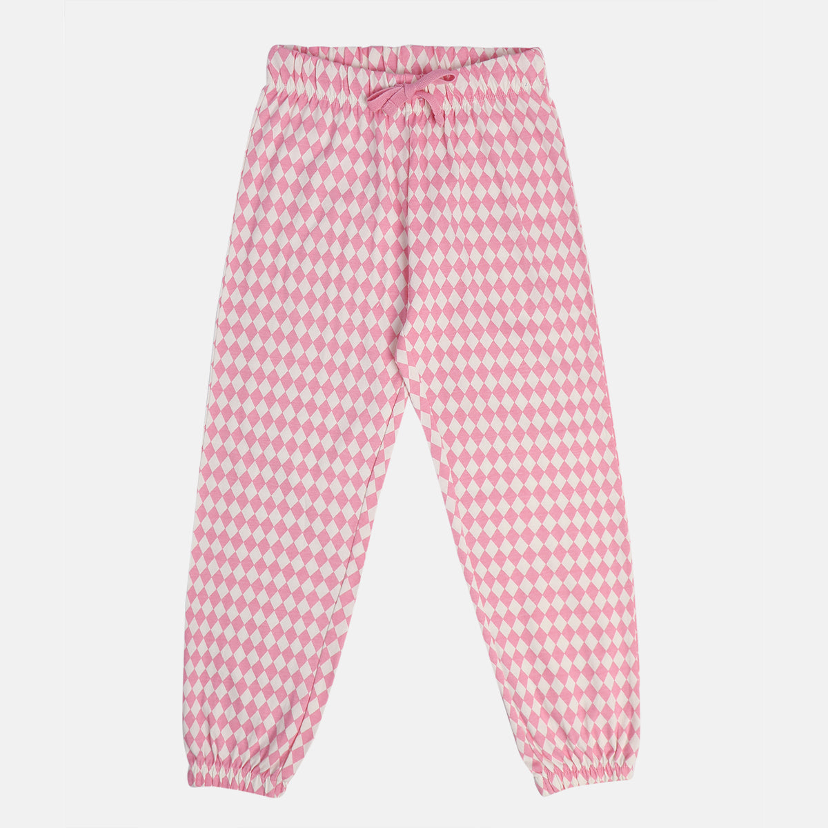 Girls Green/Grey Round Neck Short Sleeve Top And Bottom