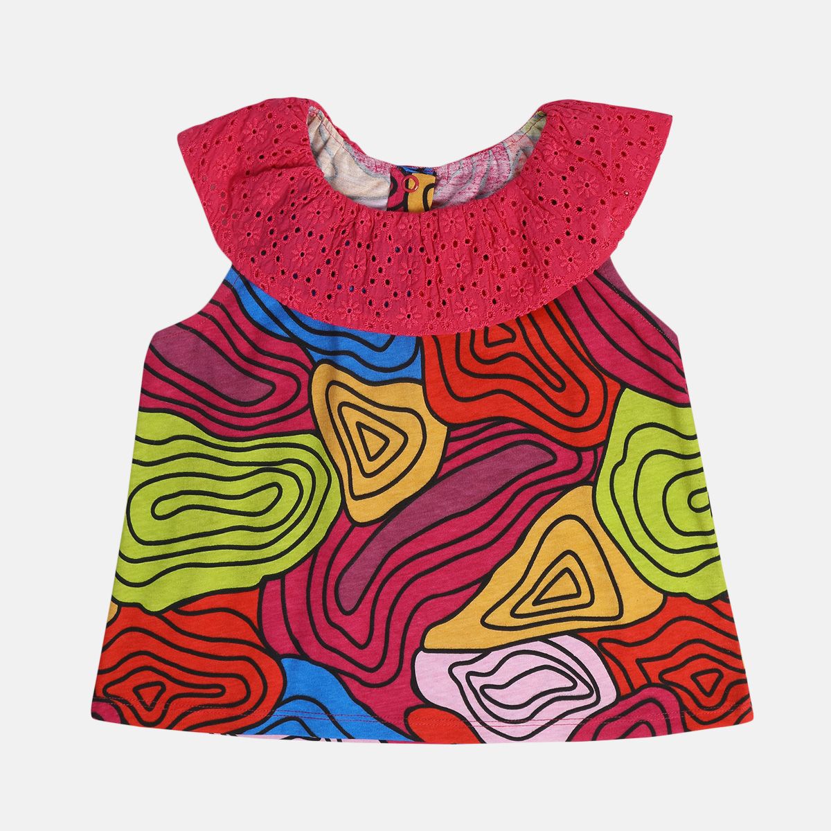 Girls Pink Knit Top