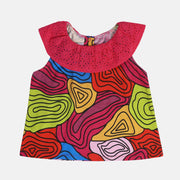Girls Pink Knit Top