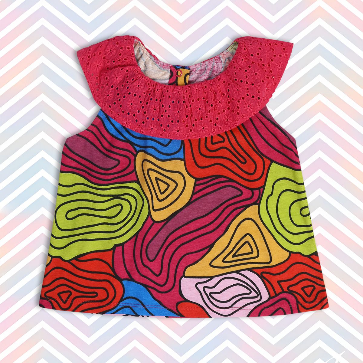 Girls Pink Knit Top