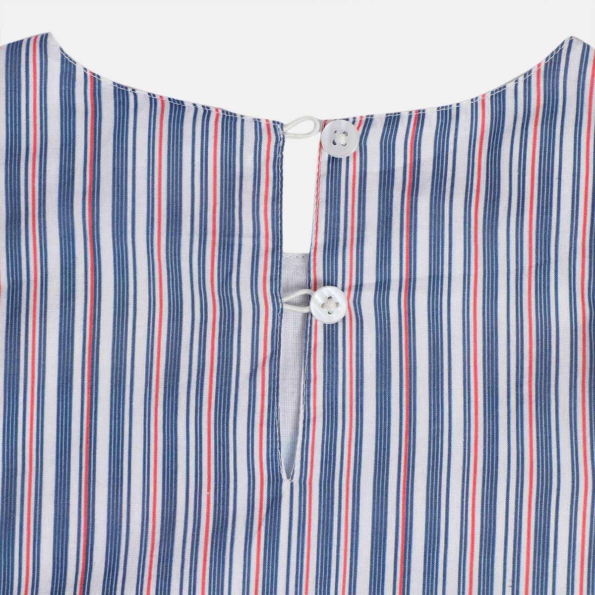 Girls White Woven Top