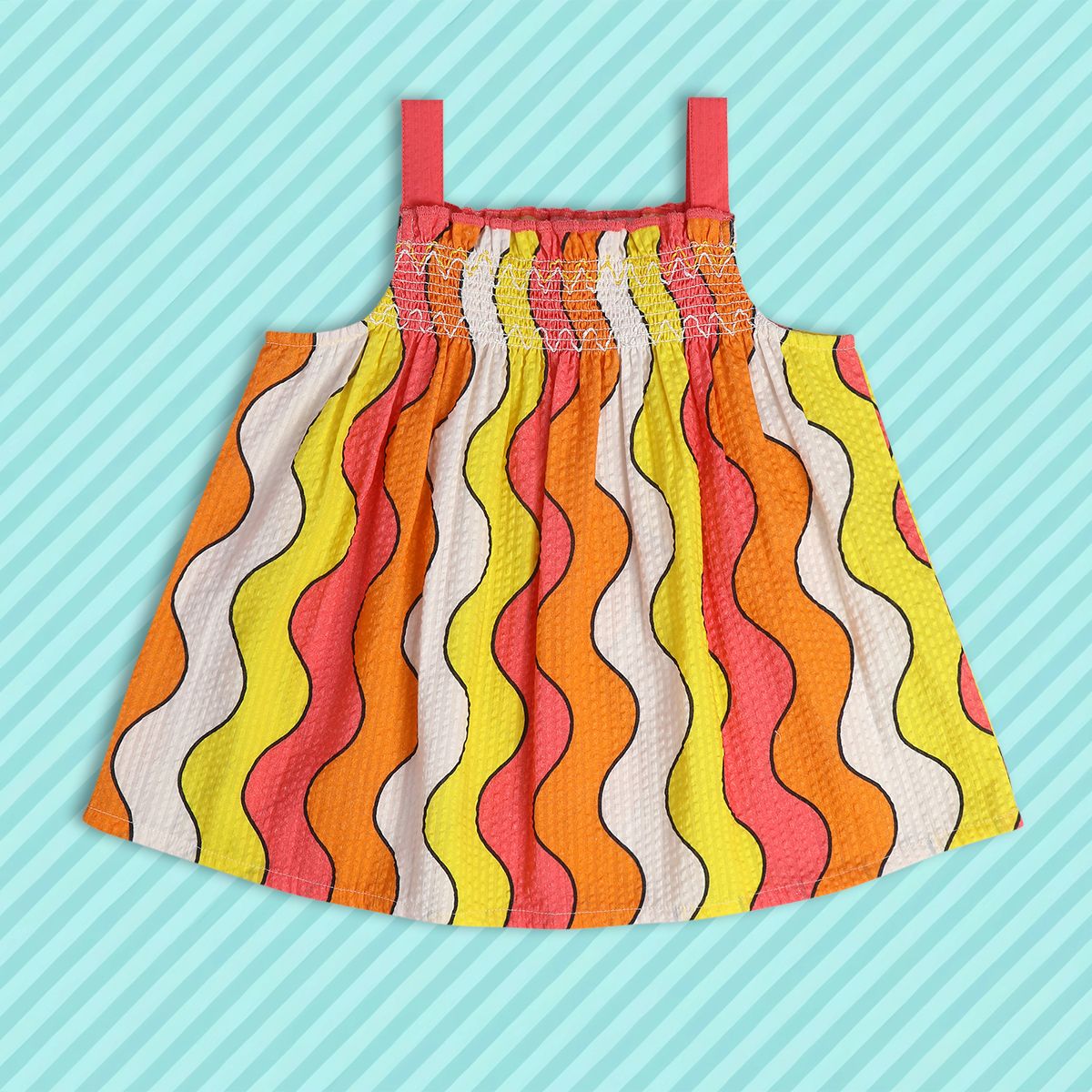 Girls Pink Woven Top