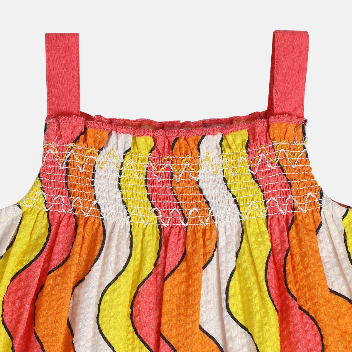 Girls Pink Woven Top