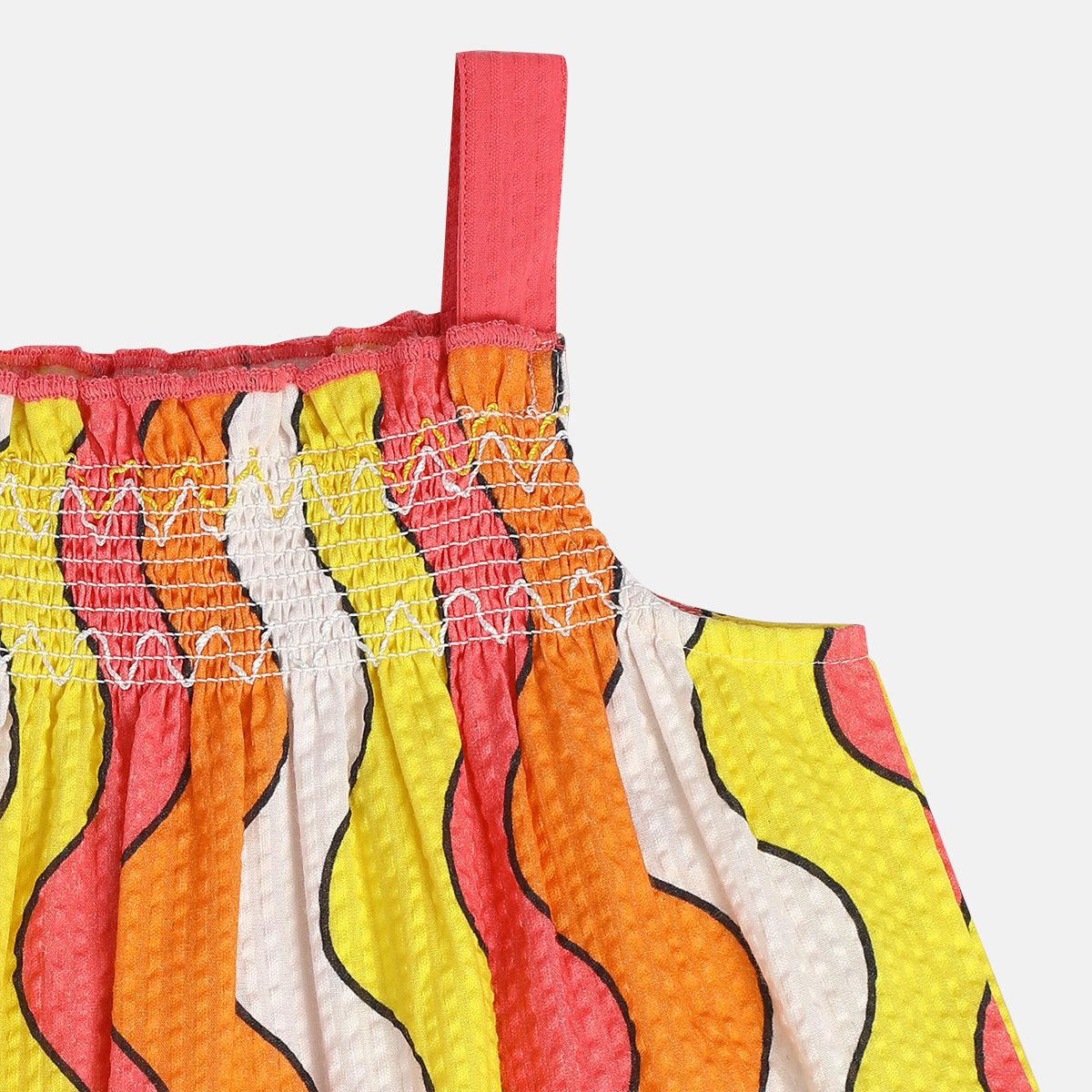 Girls Pink Woven Top