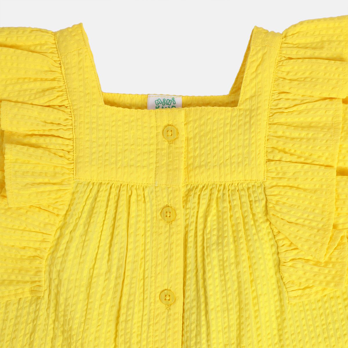 Girl Yellow Woven Top