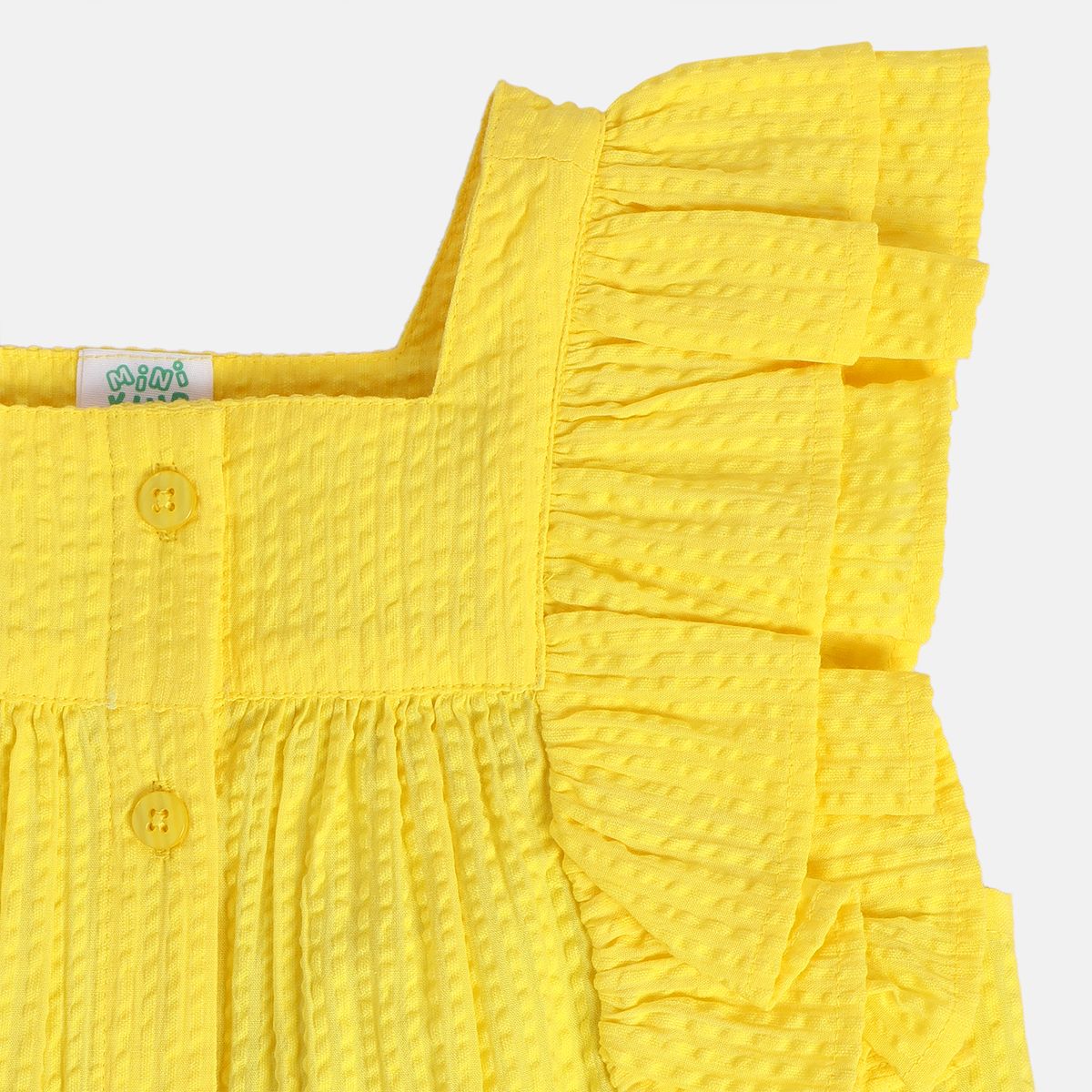 Girl Yellow Woven Top