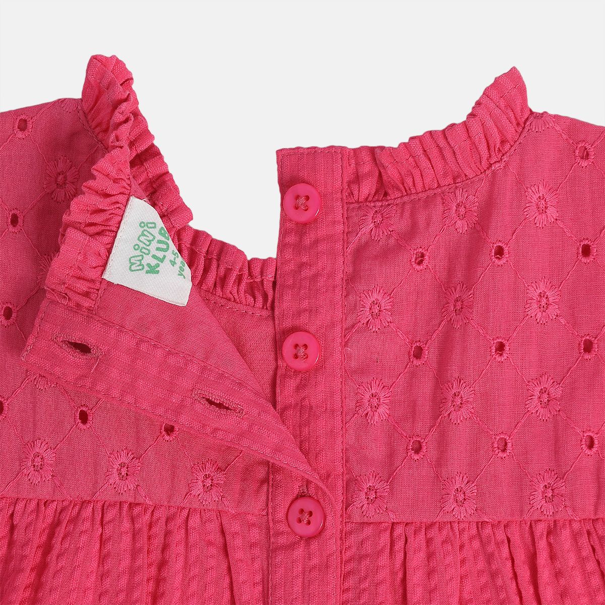 Girls Pink Pack Of 1 Woven Top