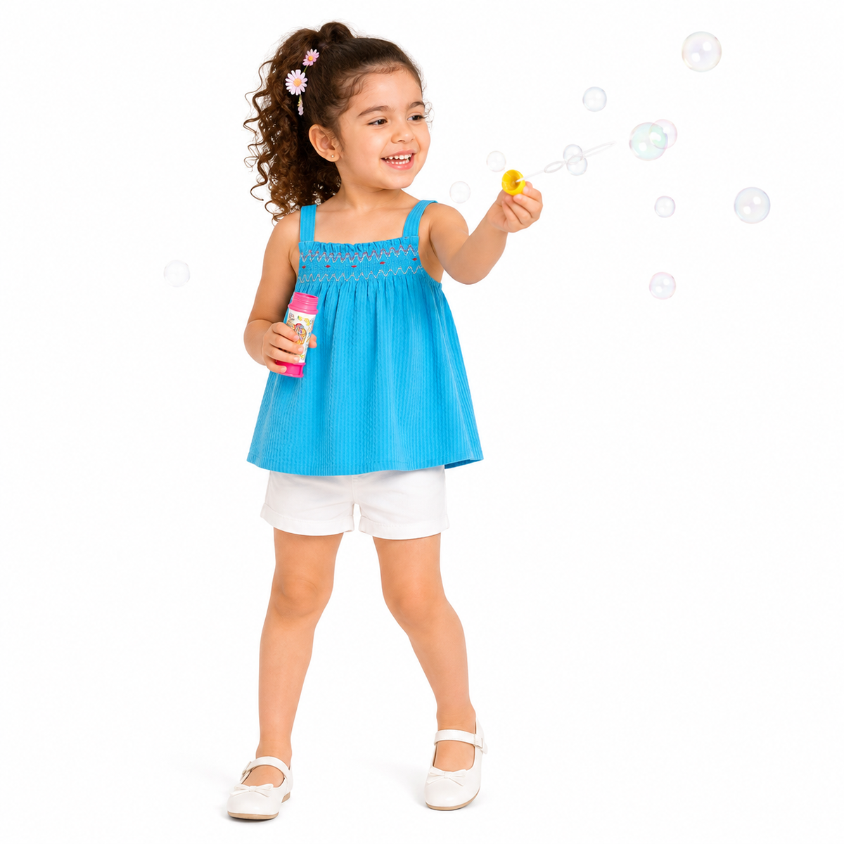 Girls Blue Pack Of 1 Woven Top