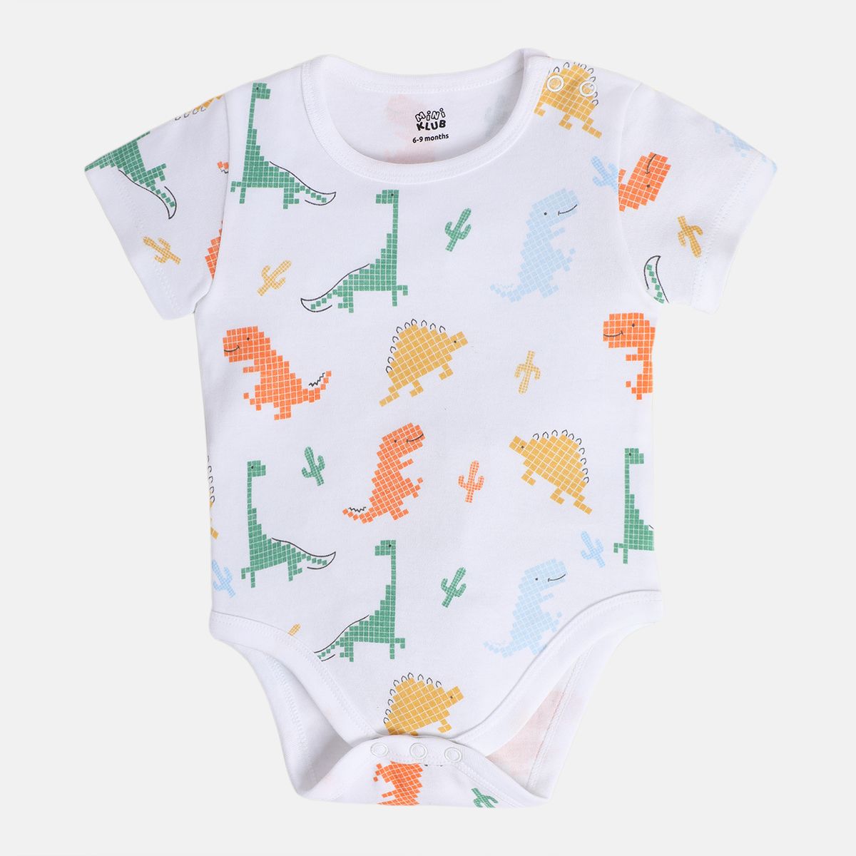Boys Multicolor Pack Of 2 Body Suit