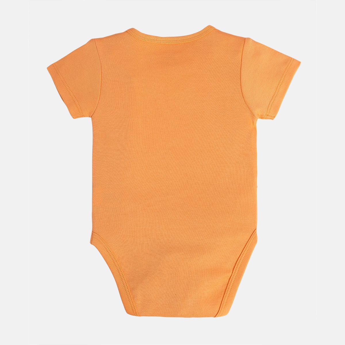 Boys Orange Short Sleeve Body Suit