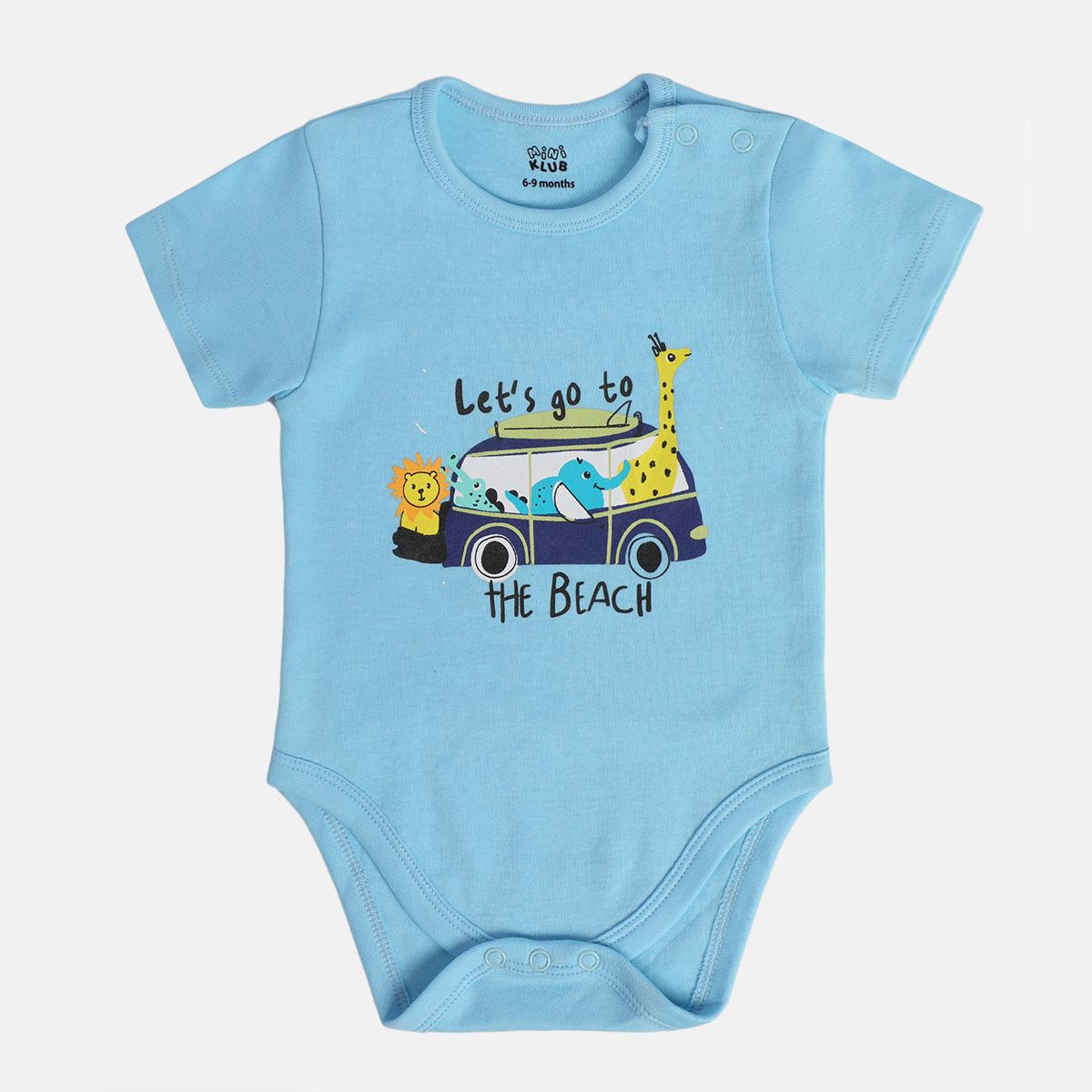 Boys Multicolor Pack Of 2 Body Suit