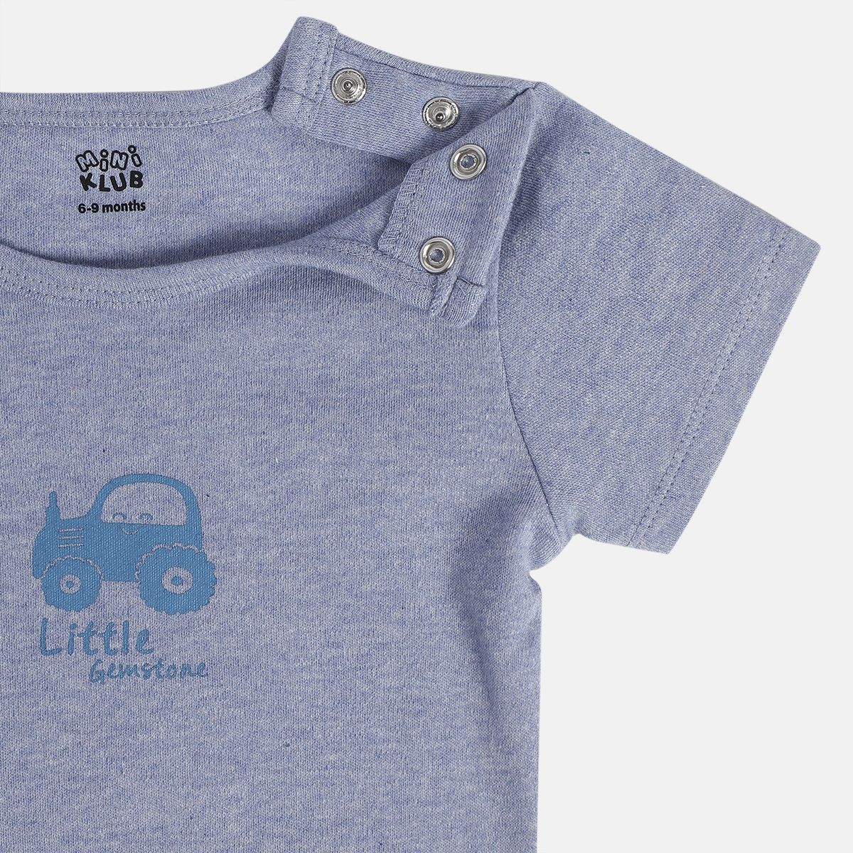 Boys Multicolor Pack Of 2 Body Suit