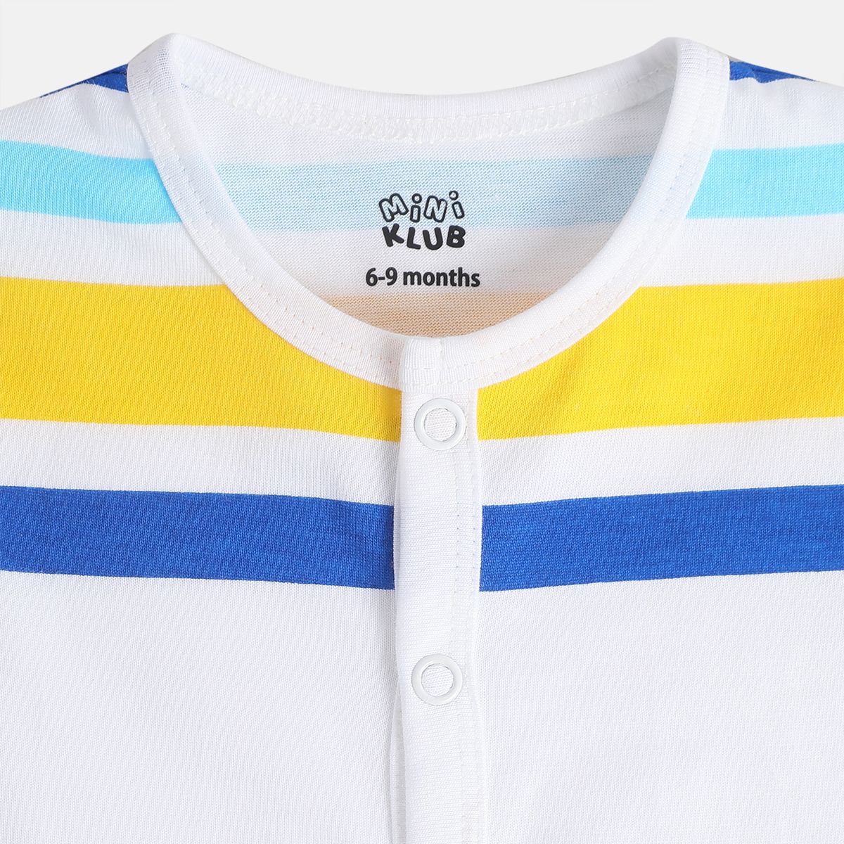 Boys White/Red/Yellow Front Open Vest