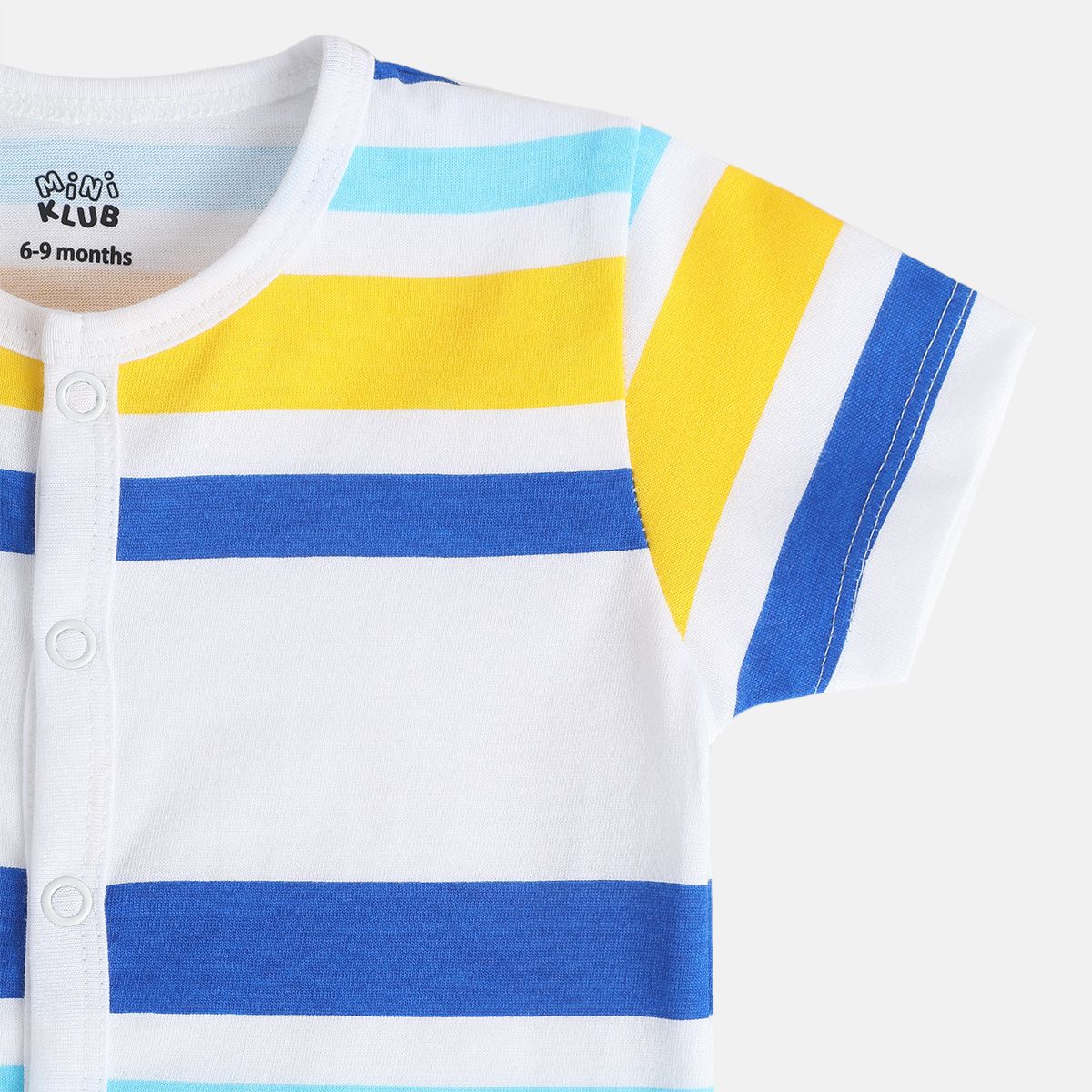 Boys White/Red/Yellow Front Open Vest