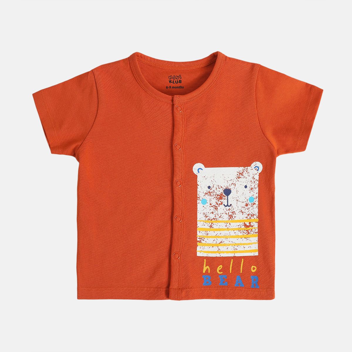 Boys White/Red/Yellow Front Open Vest