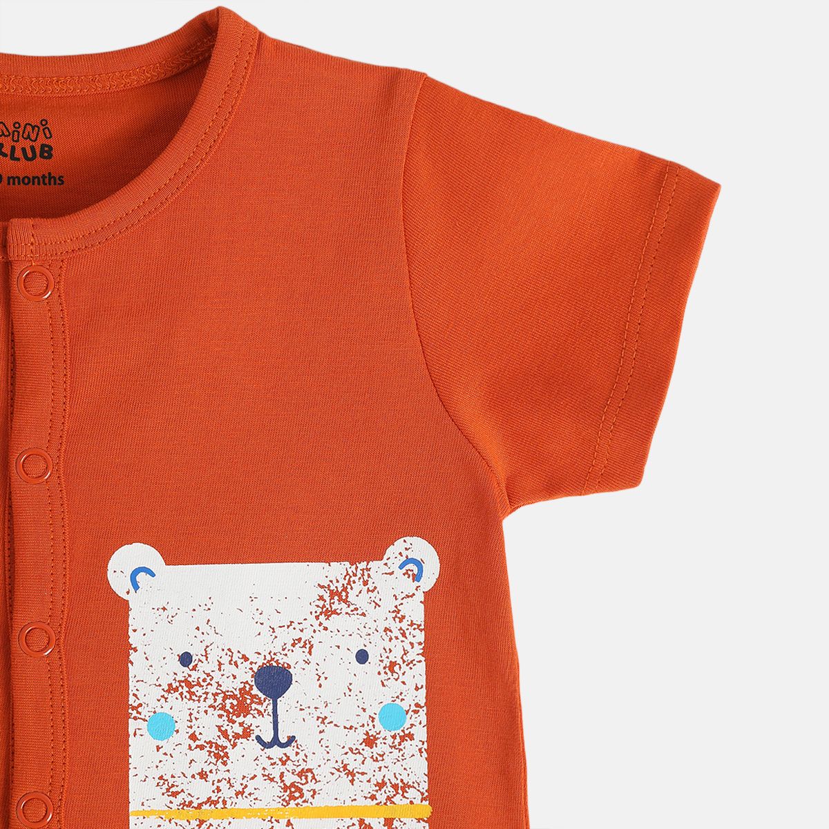 Boys White/Red/Yellow Front Open Vest