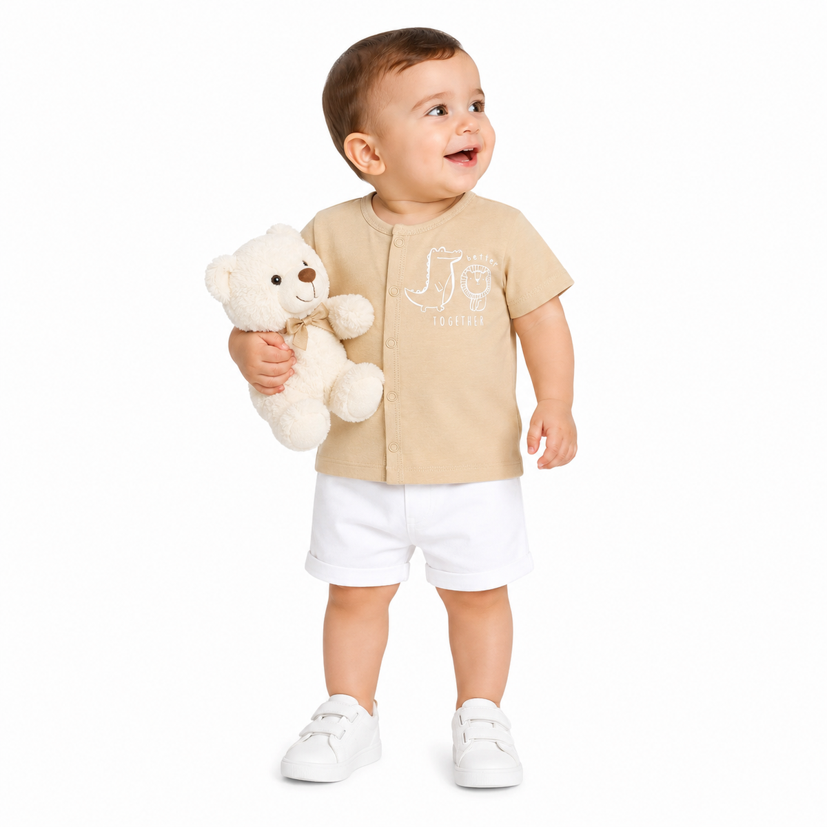 Boys Multicolor Pack Of 3 Front Open Vest