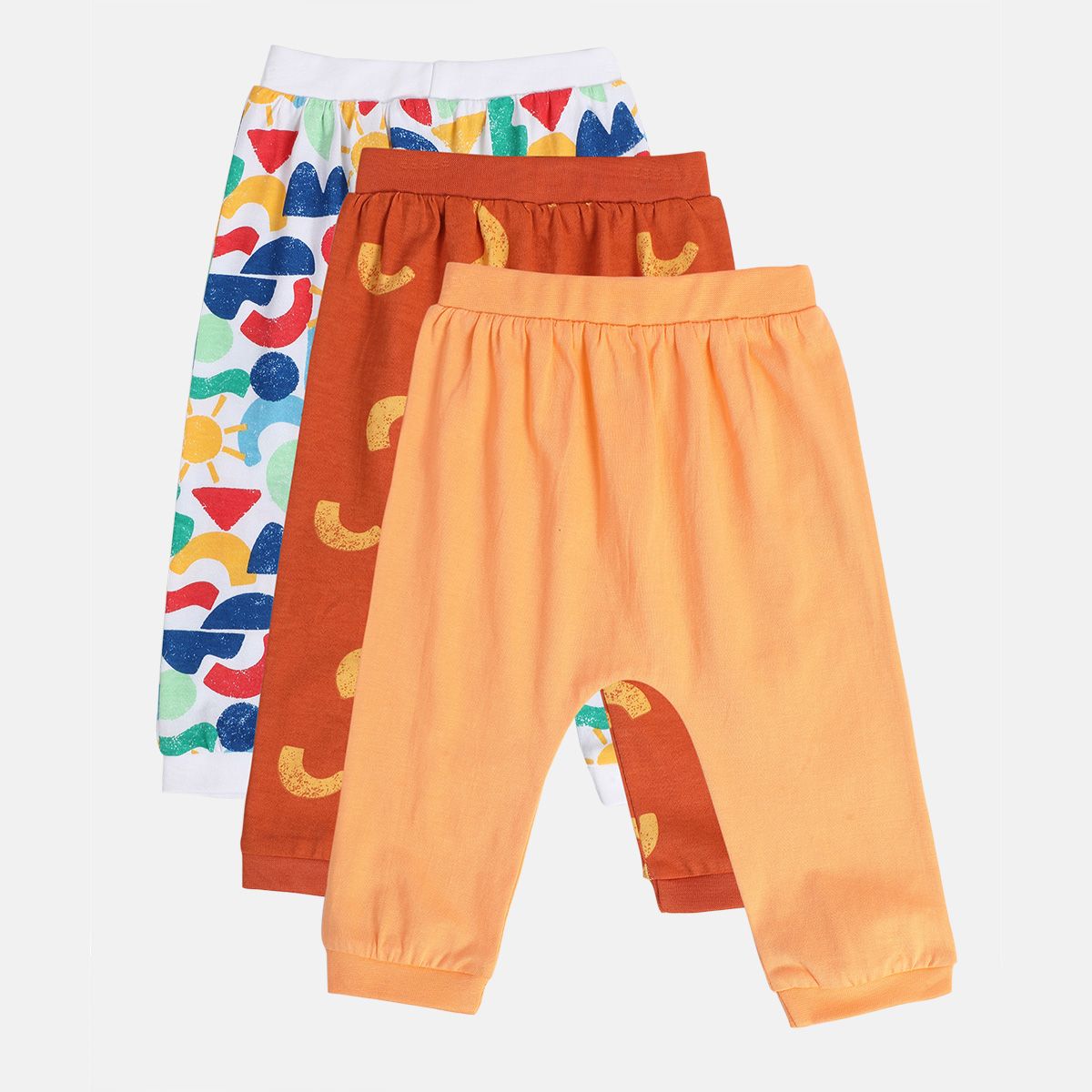 Boys Multicolor Pack Of 3 Knit Bottom