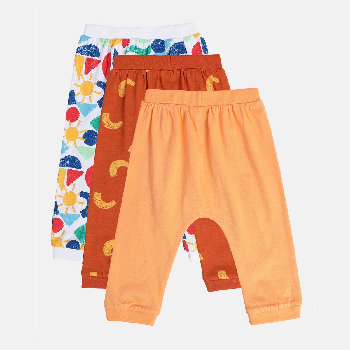 Boys Multicolor Pack Of 3 Knit Bottom