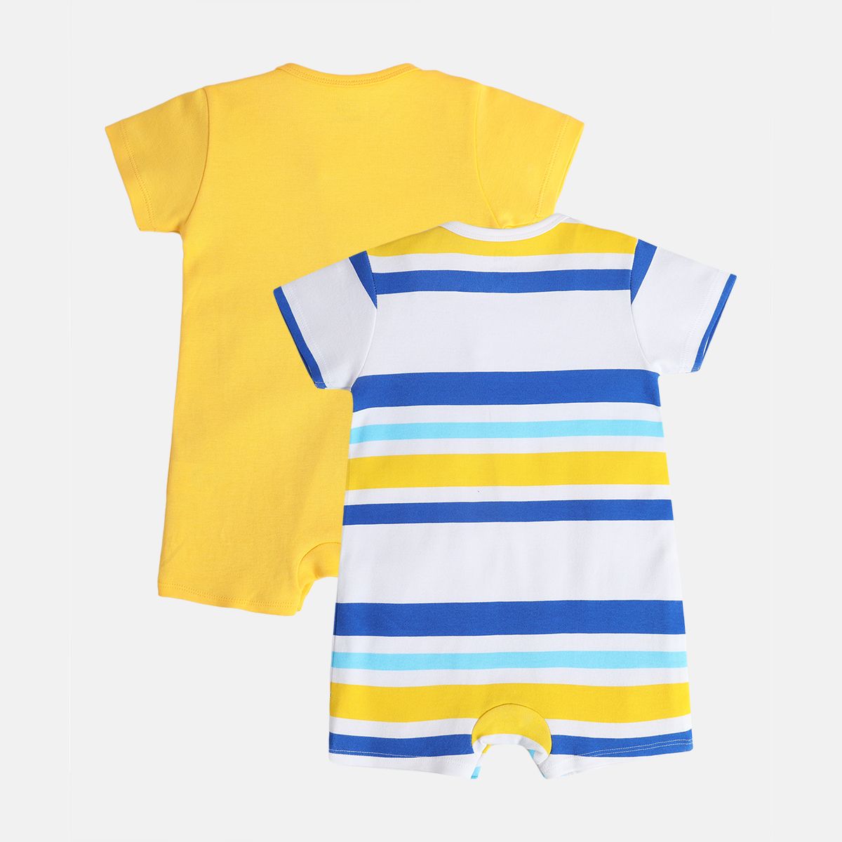 Boys White/Yellow Romper