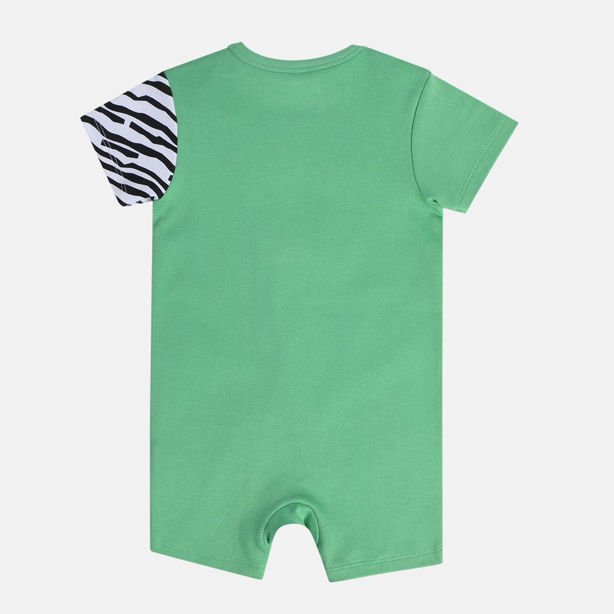 Boys Green Short Sleeve Romper