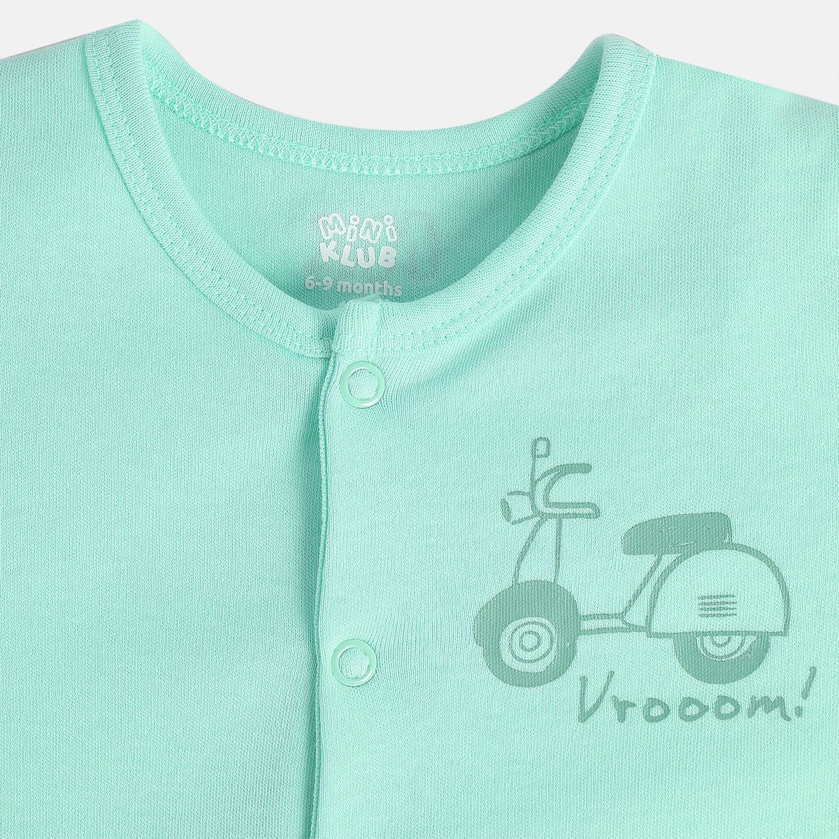 Boys Multi Front Open Short Sleeve Romper