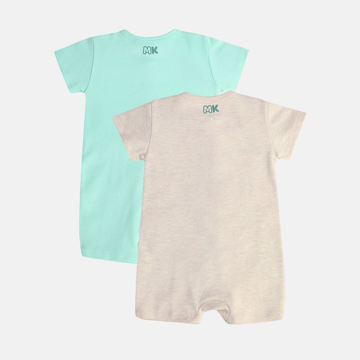 Boys Multi Front Open Short Sleeve Romper