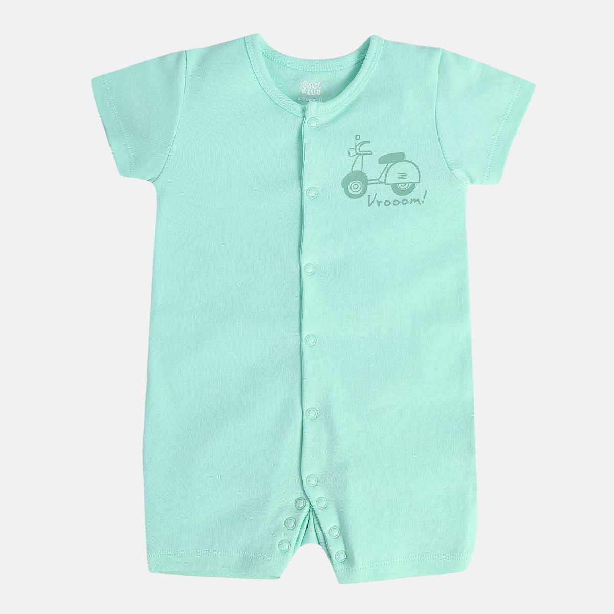 Boys Multi Front Open Short Sleeve Romper