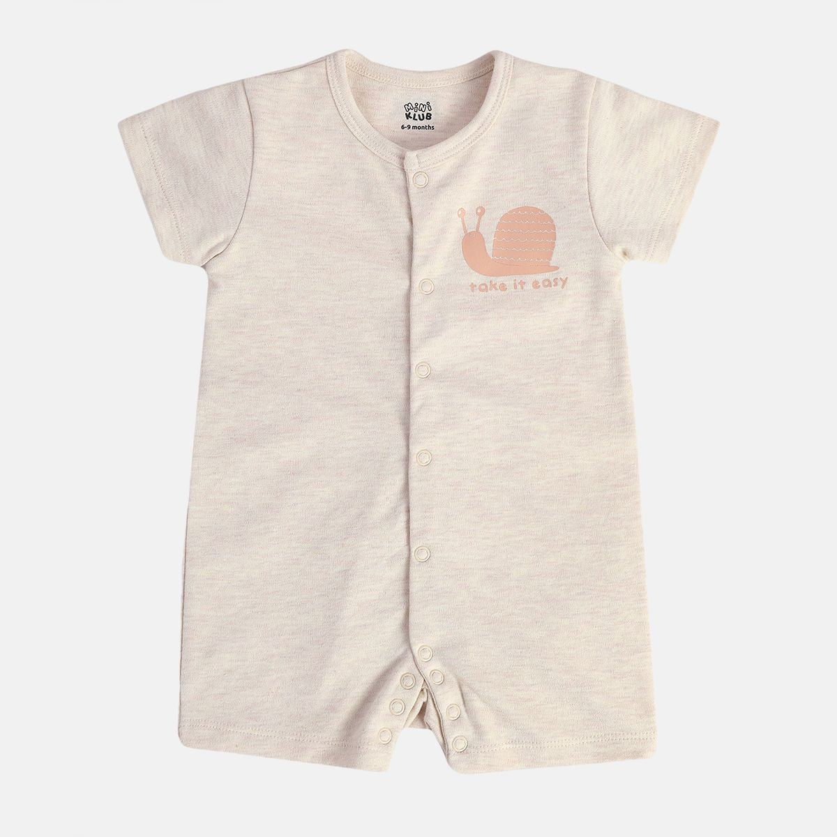 Boys Multi Front Open Short Sleeve Romper