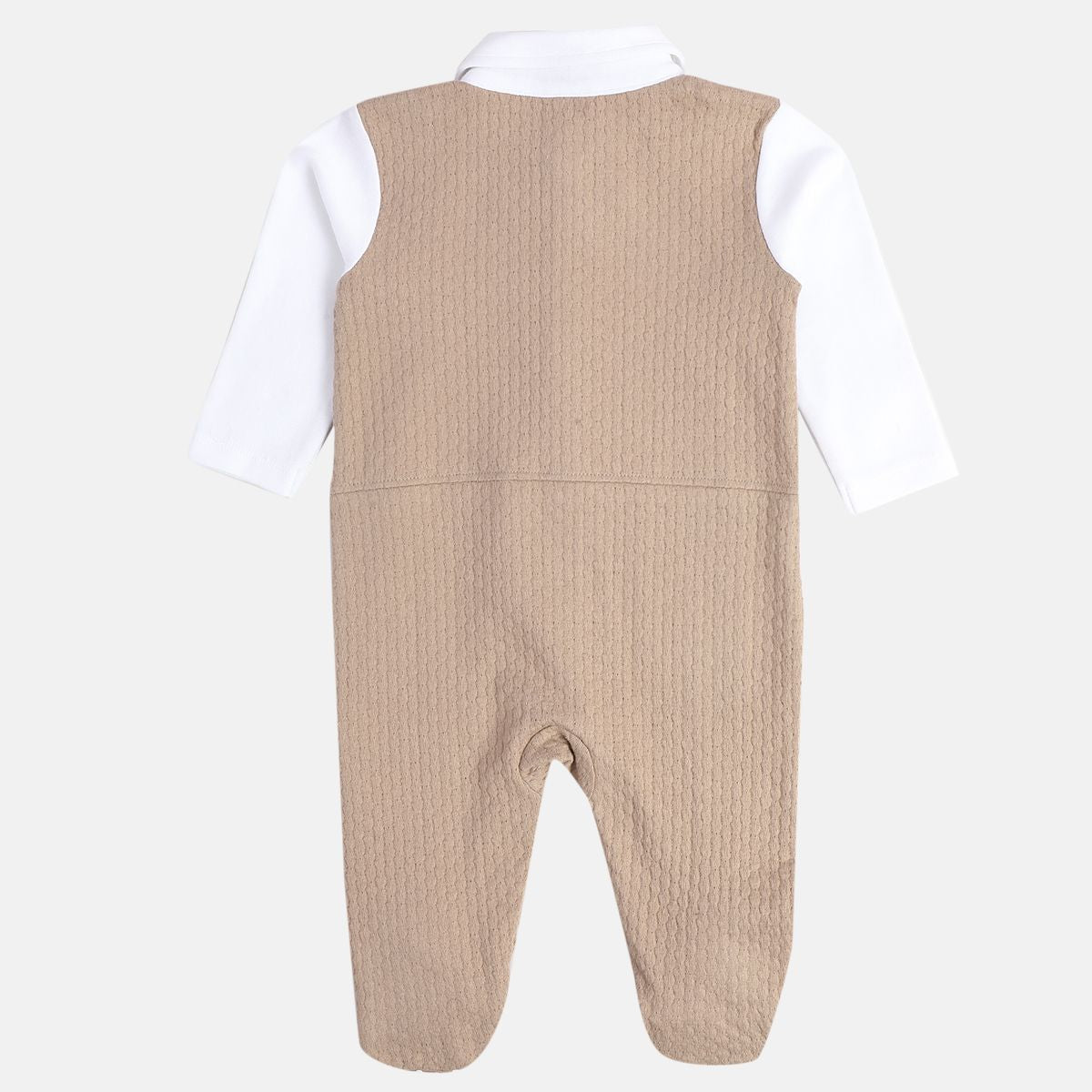 Boys Brown Pack Of 1 Sleep Suit