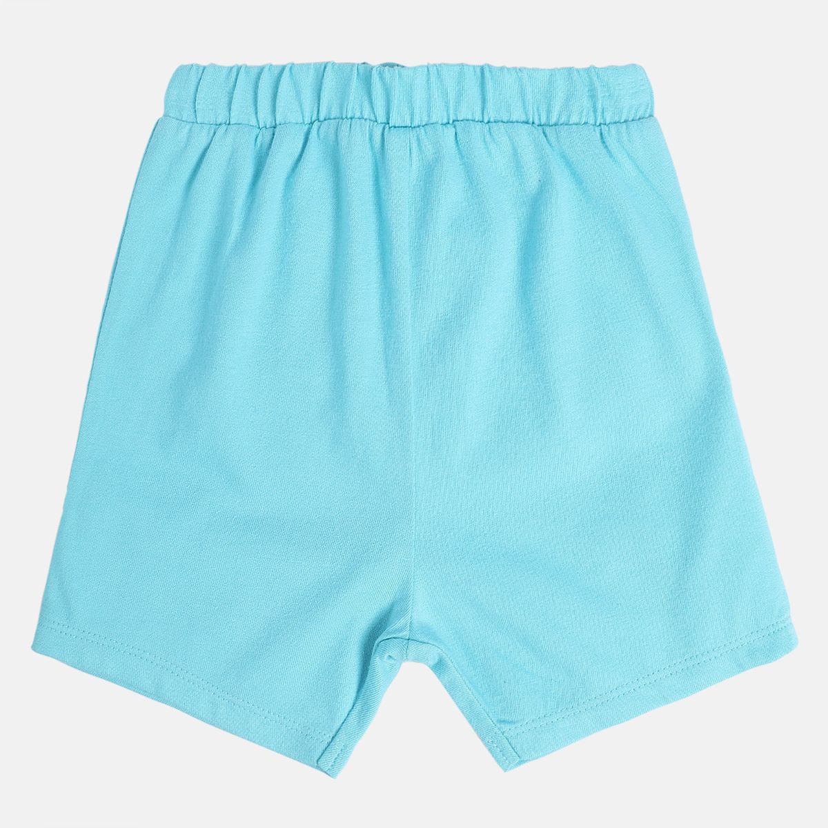 Baby Boys Aqua Blue, White and Sage Green Cotton Shorts Pack of 2 Regular Fit Everyday Wear